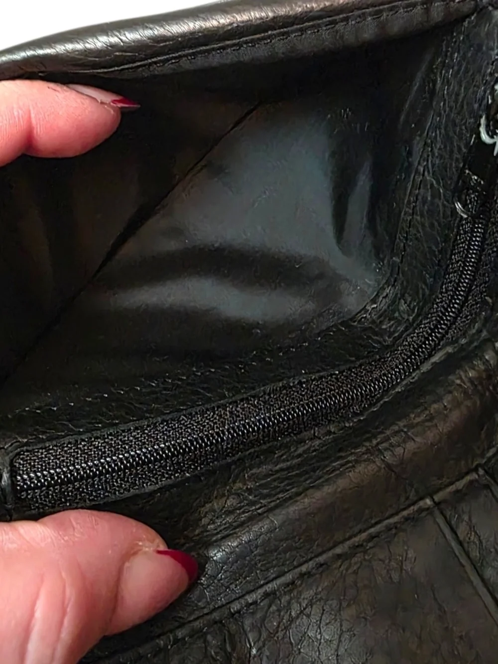 Vintage Tignanello Black Leather Wallet Snap Flap Soft Glove Leather Large Long